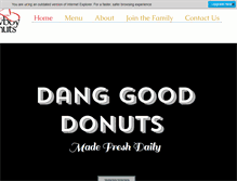 Tablet Screenshot of cowboydonuts.com